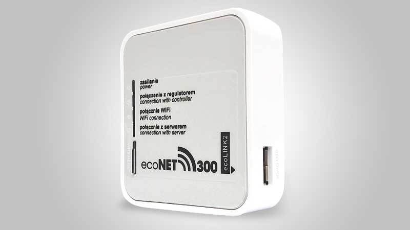EcoNET 300 internet module for smart heat management