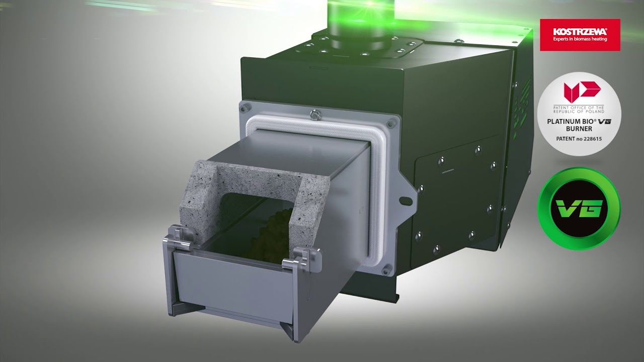 KOSTRZEWA EEI PELLETS  8- 32 kW boiler with Platinum Bio VG burner