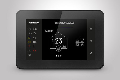 ECOMAX860 -P4-O CONTROL SYSTEM WITH COLOUR TOUCH PANEL 2-IN-1 (BOILER CONTROLLER - ROOM THERMOSTAT)